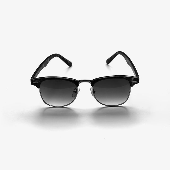 Before: sunglasses product photo on off-white background